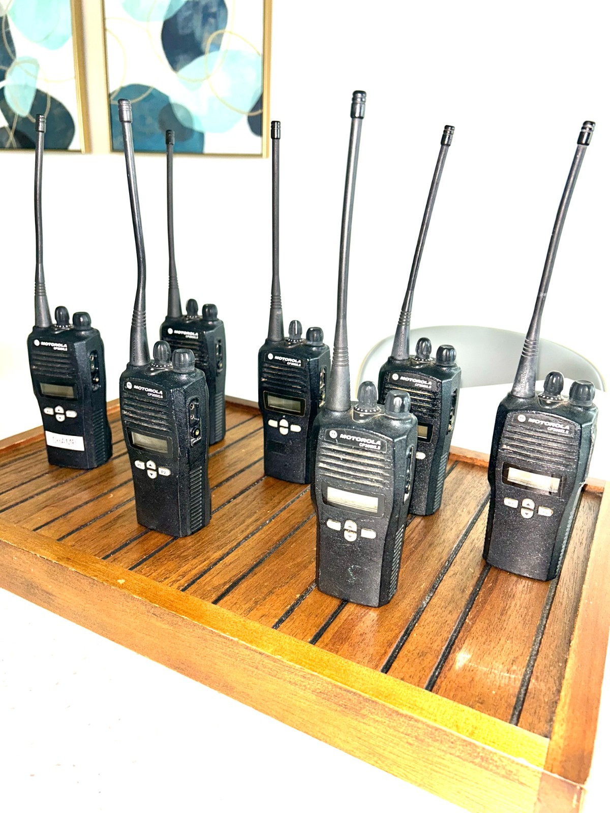 Package of 7-Motorola CP200-XLS/ Model AAH50RDF9AA5AN - UHF