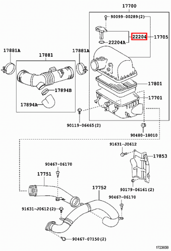 Genuine Lexus RX300 MCU35 RX330 MCU38 MCU33 RX400 h MHU33 MAF AFM Air Flow Meter - Picture 6 of 20