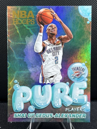 2024-25 Panini Nba Hoops Shai Gilgeous-Alexander Pure Players #6 Holo Thunder