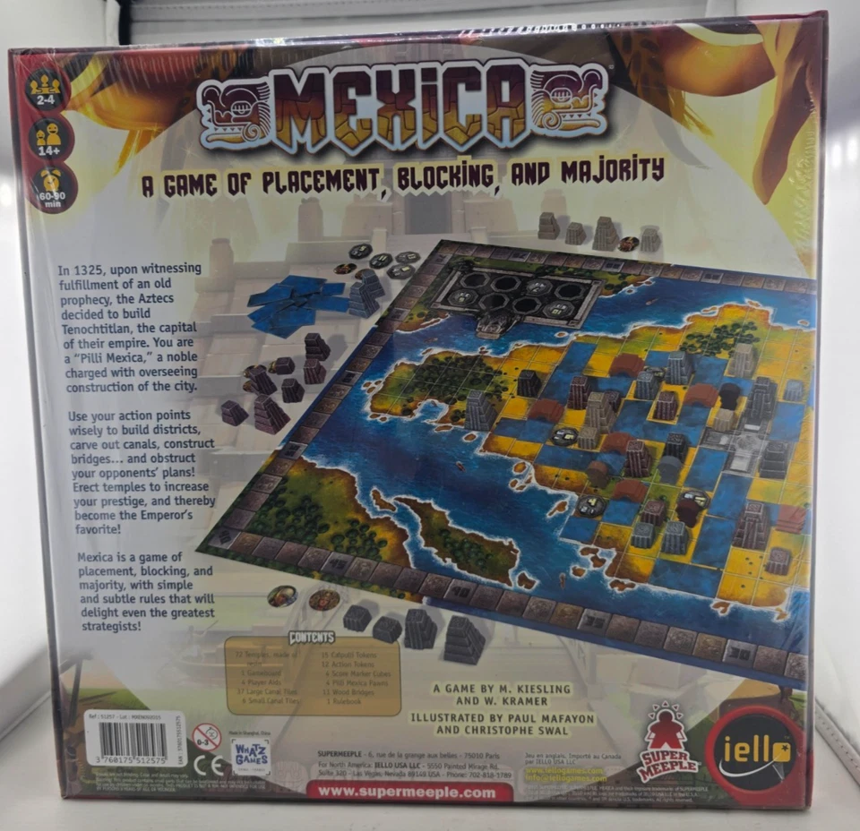 IELLO Mexica Board Game brand new  , Very Enjoyable game to play see pic : ) - Image 2 of 3