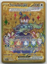 Terapagos ex 173/142 Corona Stellare Oro Segreta Rara Full Art Pokemon TCG