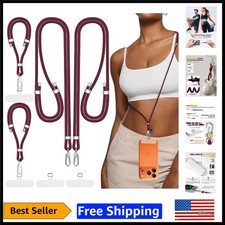 4-in-1 Adjustable Phone Lanyard  Wrist Strap - Ideal for Hands-Free Convenience