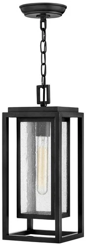 Hinkley Republic 16 3/4"H Black LED Outdoor Hanging Light - Picture 1 of 9