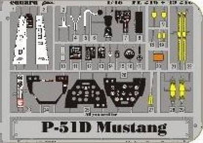 P-51D Mustang -Tamiya- 1/48 - Eduard FE216