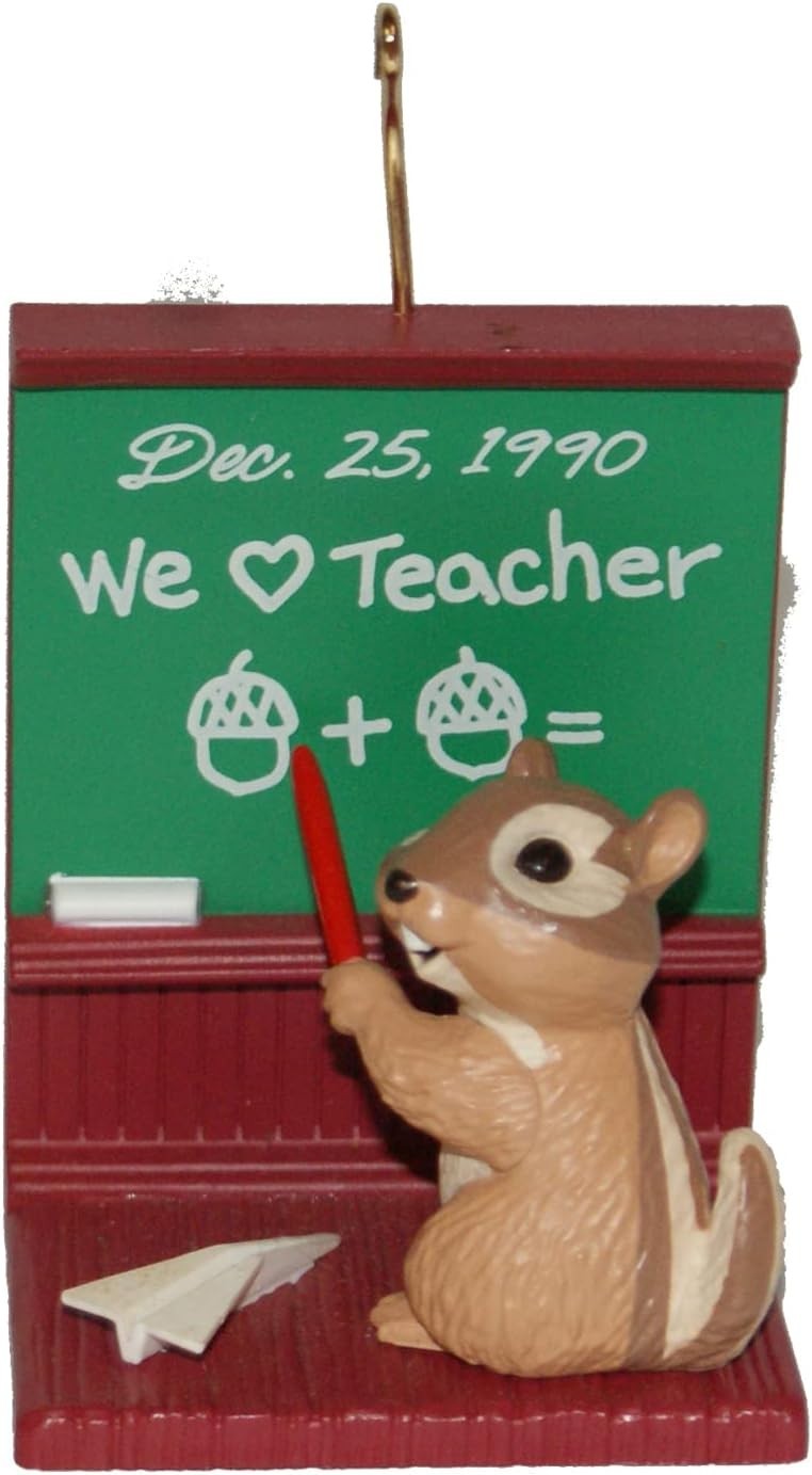 Hallmark Teacher 1990 Keepsake Ornament