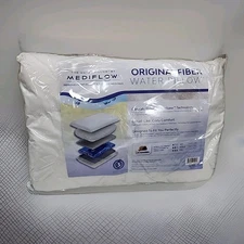 NEW Mediflow Original Fiber Water Pillow 20" x 28". White