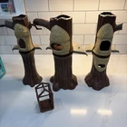 STAR WARS KENNER 1983 EWOK VILLAGE PLAYSET TREES ELEVATOR RETURN OF THE JEDI