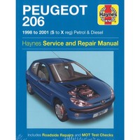 Peugeot 206 1998-2001 Benzin Diesel Repair Manual Haynes