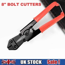 HEAVY DUTY 8" SMALL BOLT CUTTER WIRE CABLE CUTTING METAL PADLOCK CHAINS SHANKS 5.19 per metre