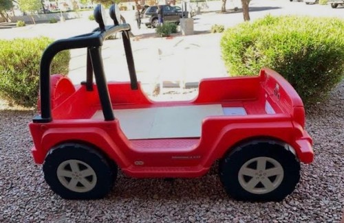 Little Tikes Jeep Wrangler Toddler to Twin Bed with LED Lights (635632M)