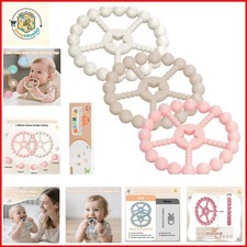 Baby Teething Toys 6-12 - 3 Pack Ring Teether Baby Toys, Newborn Infant Esse...