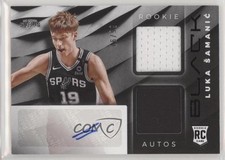 2019-20 Panini Black Rookie Memorabilia 16/99 Luka Samanic #RM-LS Auto v9t