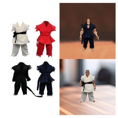 Miniatur Figur Uniform 1/12 Scale Judo Outfit für 6 Inch männliche Actionfiguren
