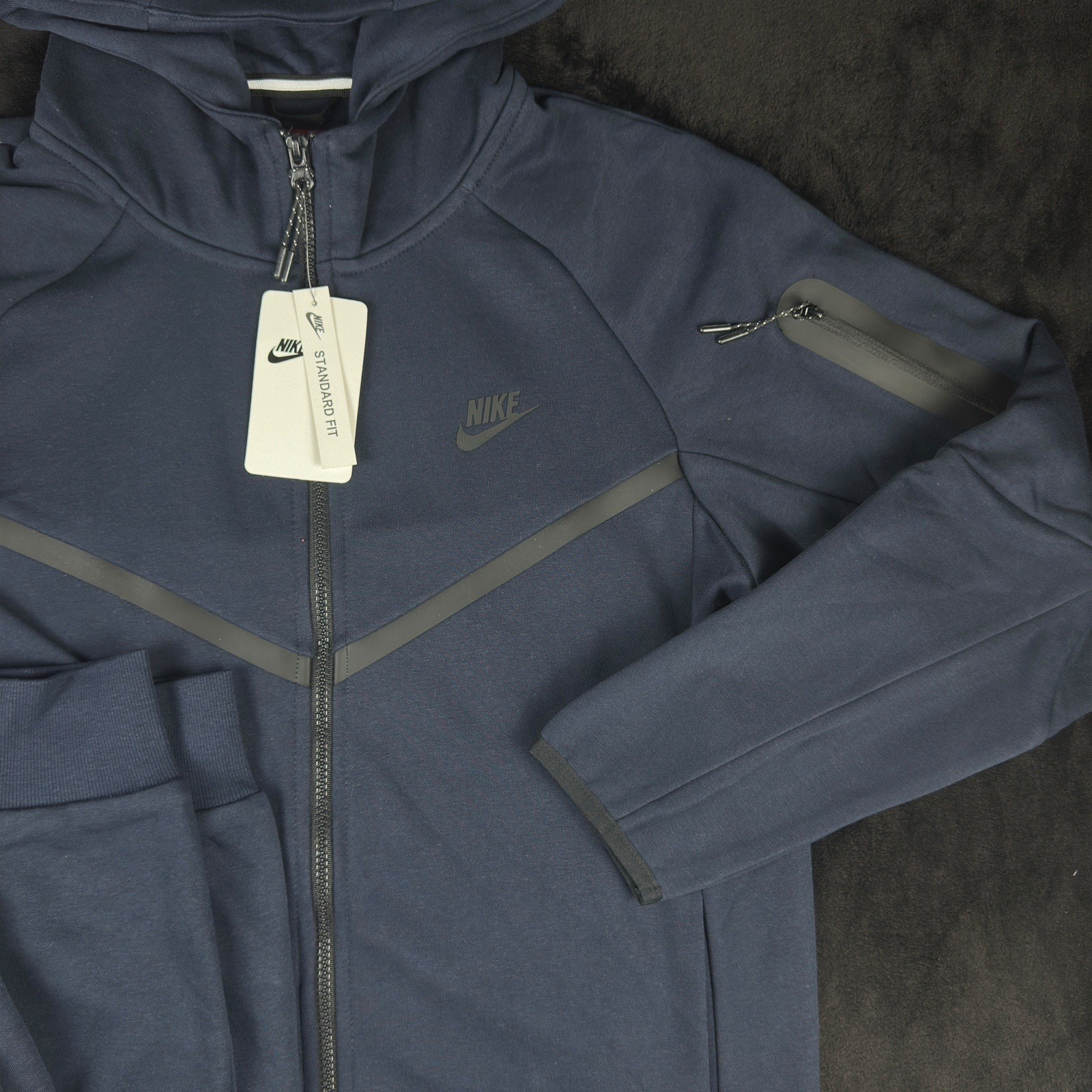 Men’s Nike Tech Fleece Sweatsuit Sportswear Tracksuit Color Blue Size 2XL thumbnail 3