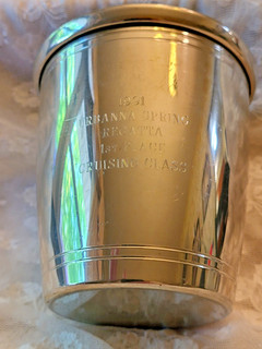 1991 URBANNA VA SPRING REGATTA 1ST PLACE CRUISING CLASS CUP CAMELOT PEWTER
