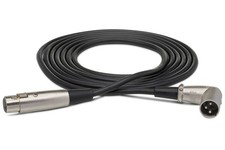 Hosa XRR-125 Balanced Interconnect Cable with Angled XLR Male End 25 foot