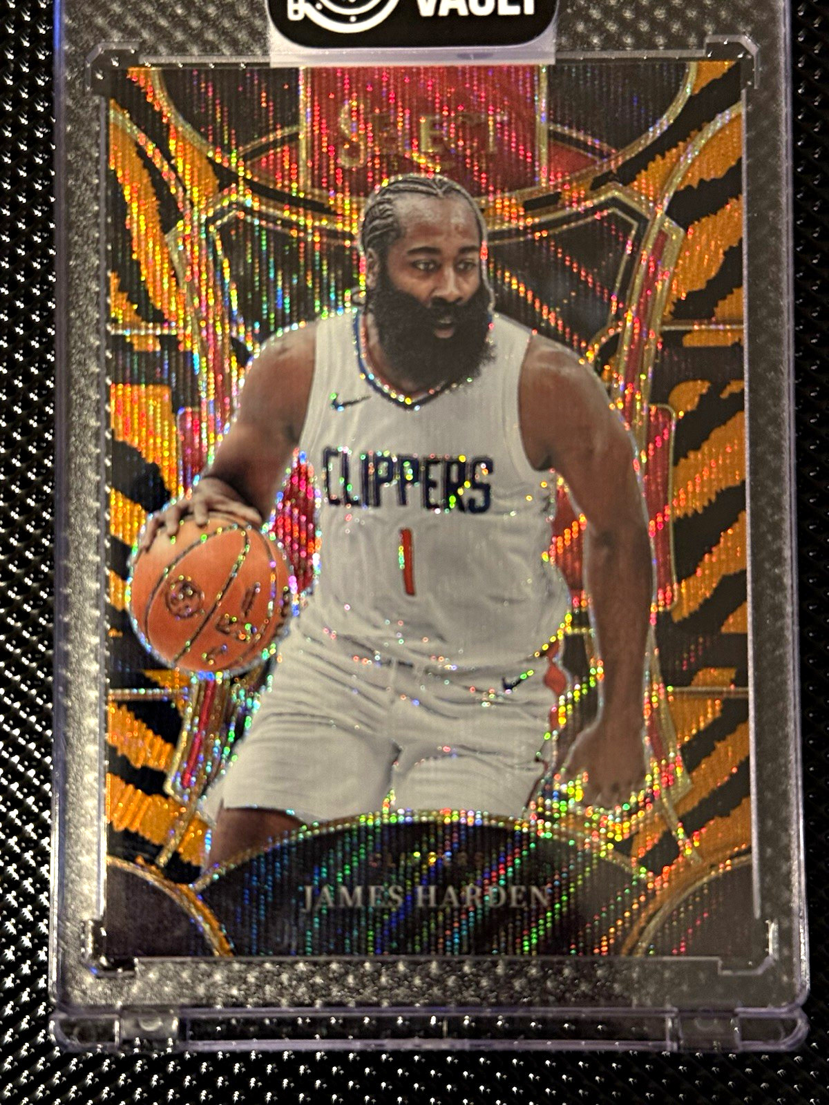 Panini Select 2023-24 James Harden Los Angeles Clippers #337 Tiger Stripes