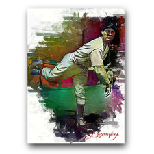 Red Ruffing #5 Art Card Limited 22/50 Edward Vela Signed (New York Yankees)