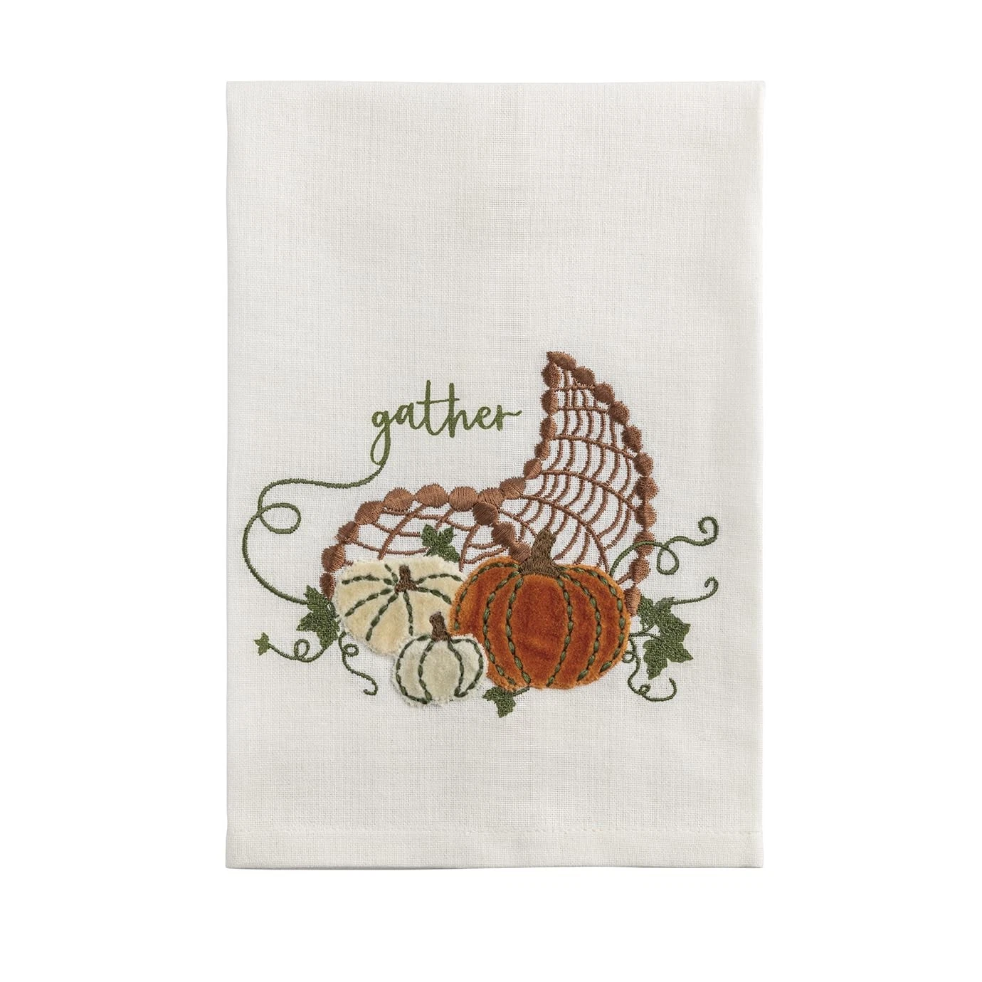 Mud Pie Thanksgiving Cornucopia Gather Towel