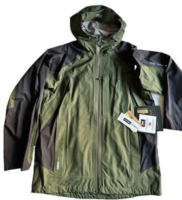 Helly Hansen Professional Converter Ekolab Jacket Evergreen & Black Large NEW