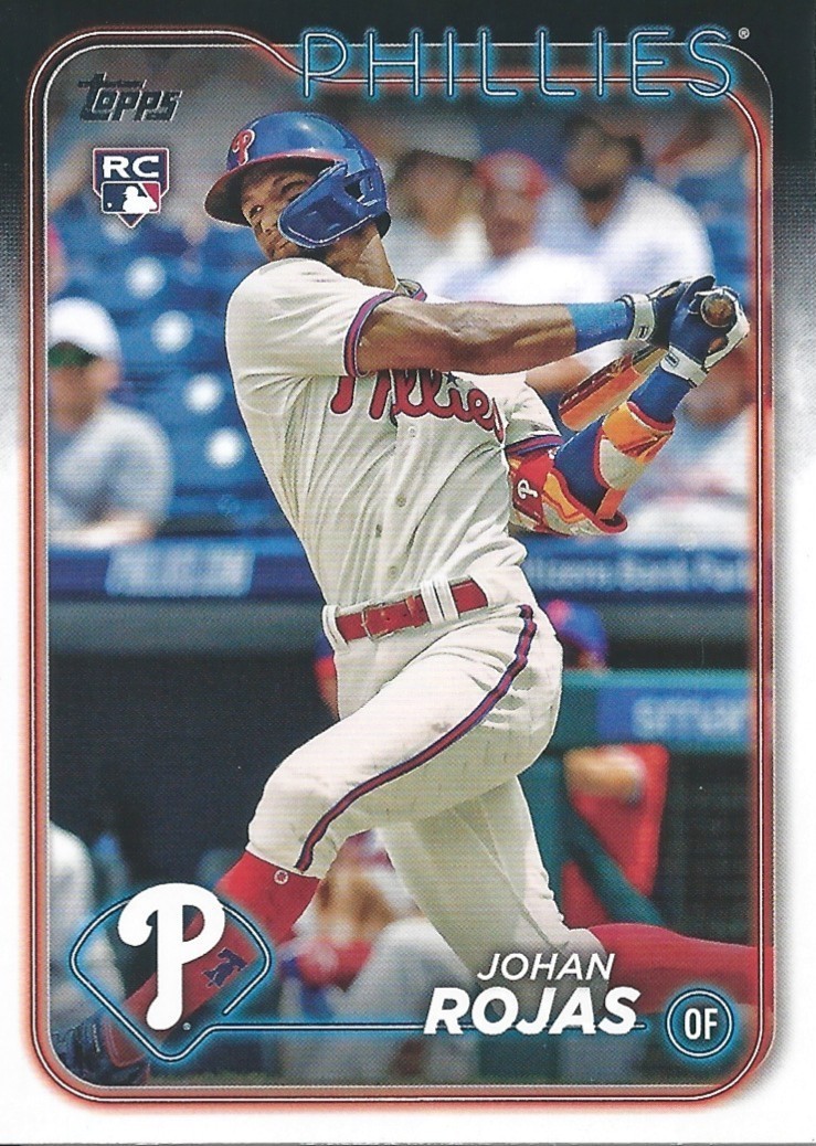 JOHAN ROJAS 2024 TOPPS ROOKIE CARD #209 PHILLIES
