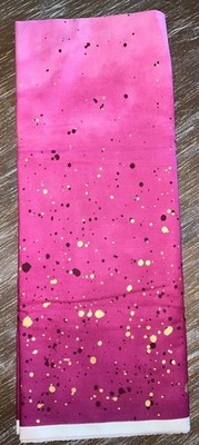 Cut Of Fabric, Ombré Confetti Metallic, Pink, 44 x128 , Sewing
