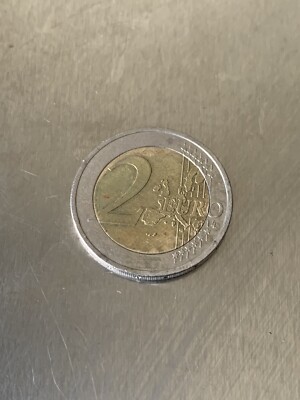 2 EURO Coins FRANCE 2001 RARE Liberté Egalite Fraternite