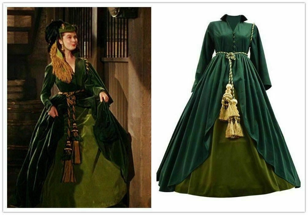 Gone with the Wind Cosplay costume women Scarlett O'Hara Dresses cosplay  costume | eBay
