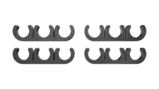 3 Wire Black Nylon 9mm Spark Plug Wire Separators - Set of 4