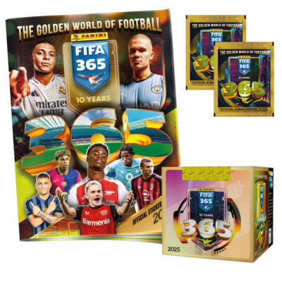 Panini FIFA 365 Sticker 2025 Tüten Display Album zum aussuchen