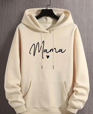Mama hoodie women's medium. Apricot