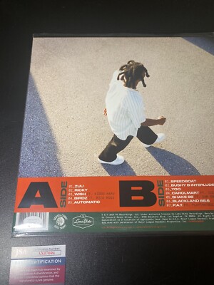 DENZEL CURRY SIGNED ZUU 12x12 Vinyl RICKY SPEEDBOAT RAP HIP HOP