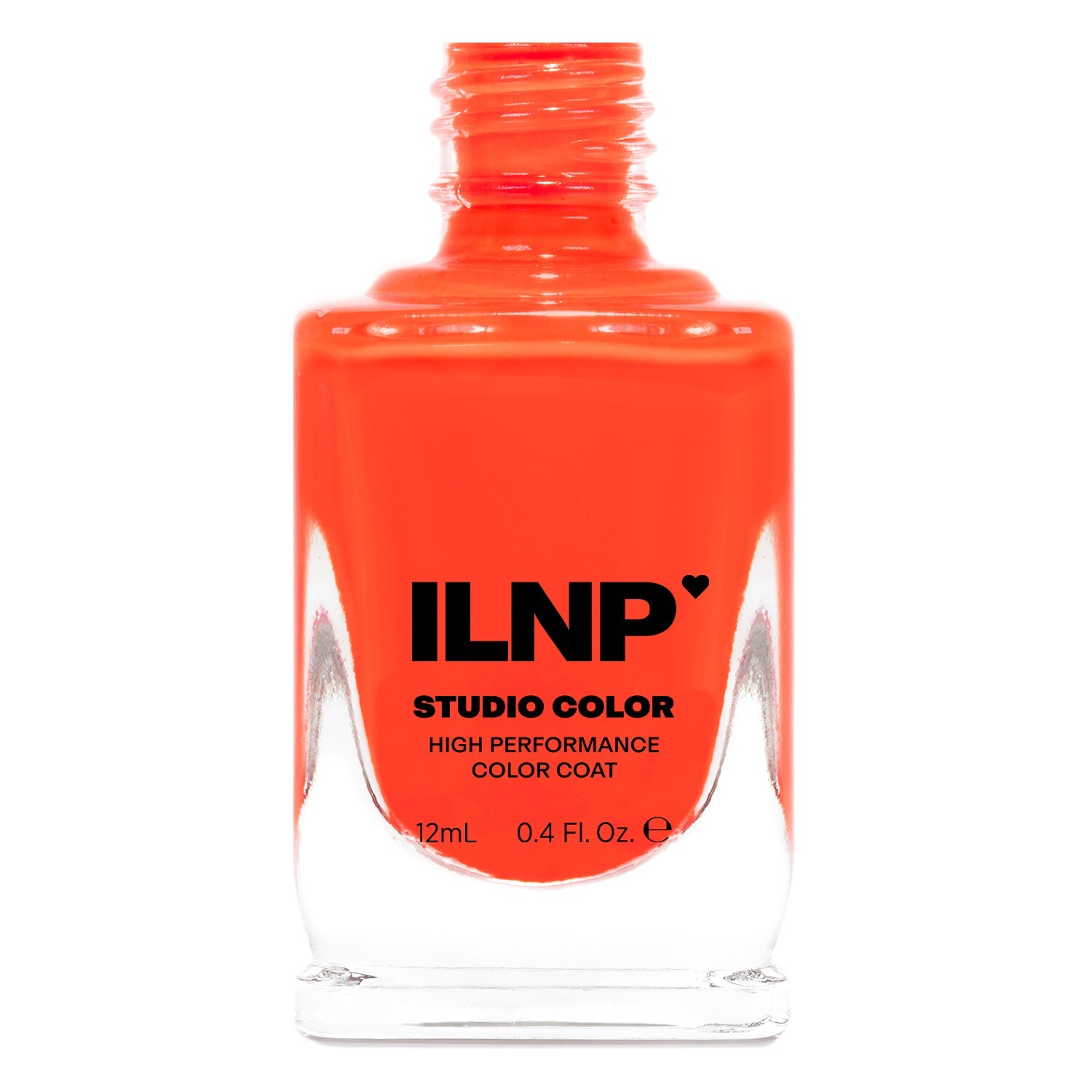 ILNP Turbocharged Energizing Neon Orange Cream Studio Color Nail
