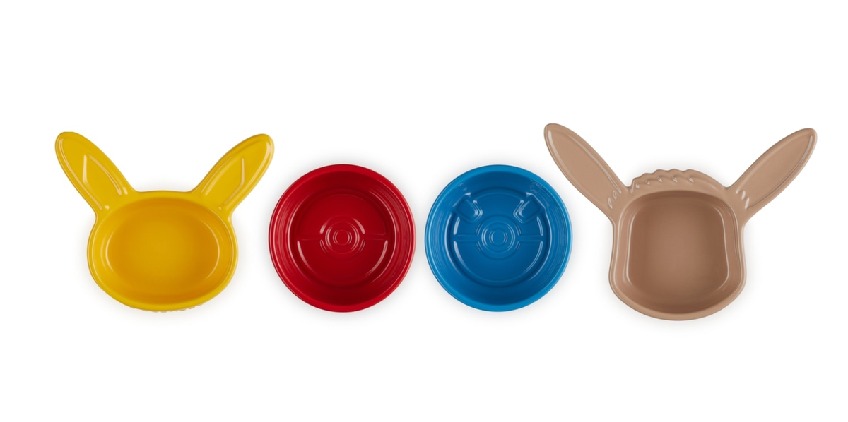 Le Creuset Pokemon Mini Dish (Pack of 4) [Official Japanese