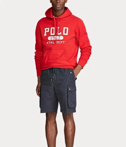 Pantalones Cortos de Carga Chinos Polo Ralph Lauren Para Hombre Talla S Negros Utilitarios Excedentes $125 Foto 2 de 4