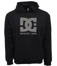 DC SHOES CO USA CHARCOAL LOGO PREMIUM HOODIE