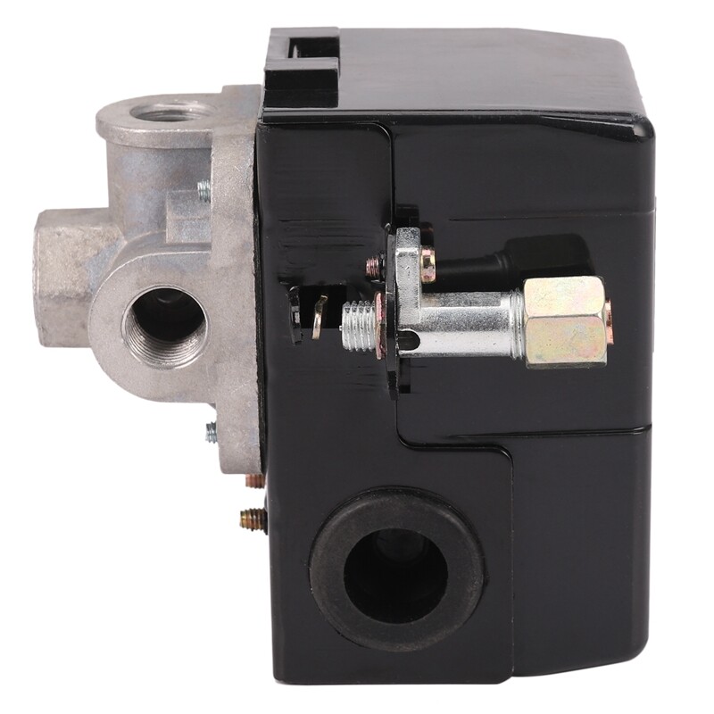 Pressure Switch For Air Compressor - 4-Way Manifold With Unloader, 140-175 PSI