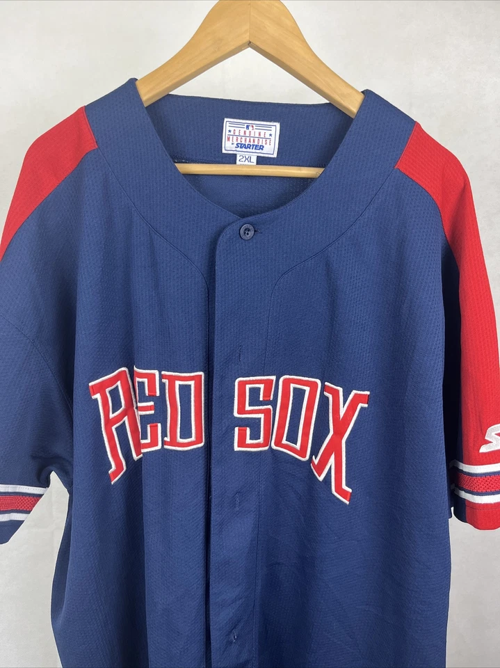 CAMISETA STARTER MLB BOSTON RED SOX VINTAGE AÑOS 90 PARA HOMBRE XL CON Ex parche Foto 3 de 4