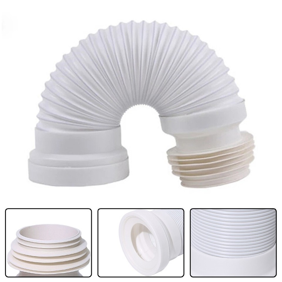 Home Fixtures WC Pan Connector Flexible Home Plumbing PVC Toilet Waste