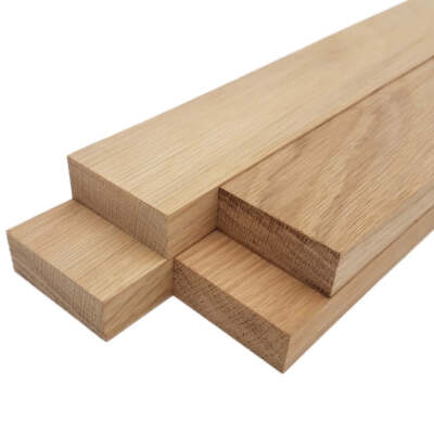 White Oak Lumber Board - 3/4'' x 2'' (4 Pcs)