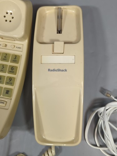 Vintage Radio Shack Telefon Podświetlana klawiatura Przycisk lampy błyskowej Beżowy ET-880 Telefon - Zdjęcie 4 z 6