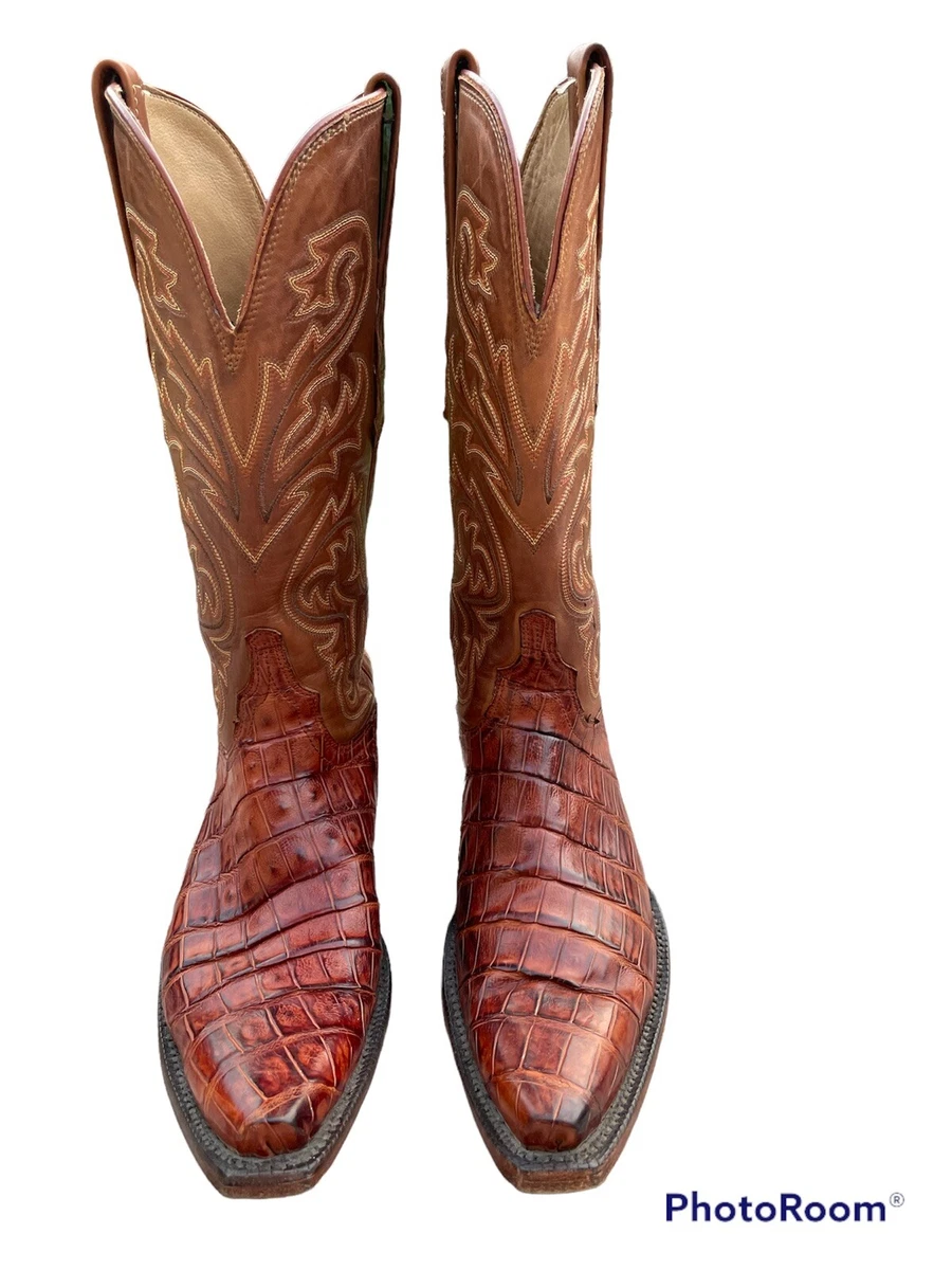 Lucchese women's cheap alligator boots