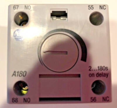 ALLEN-BRADLEY 100-FPT-A180 2-180S ON DELAY Series A ~ New No Packaging