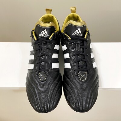 ADIDAS ADIPURE FG EA LEGENDS * GX0218 * 9.5 US * BLACK/GOLD