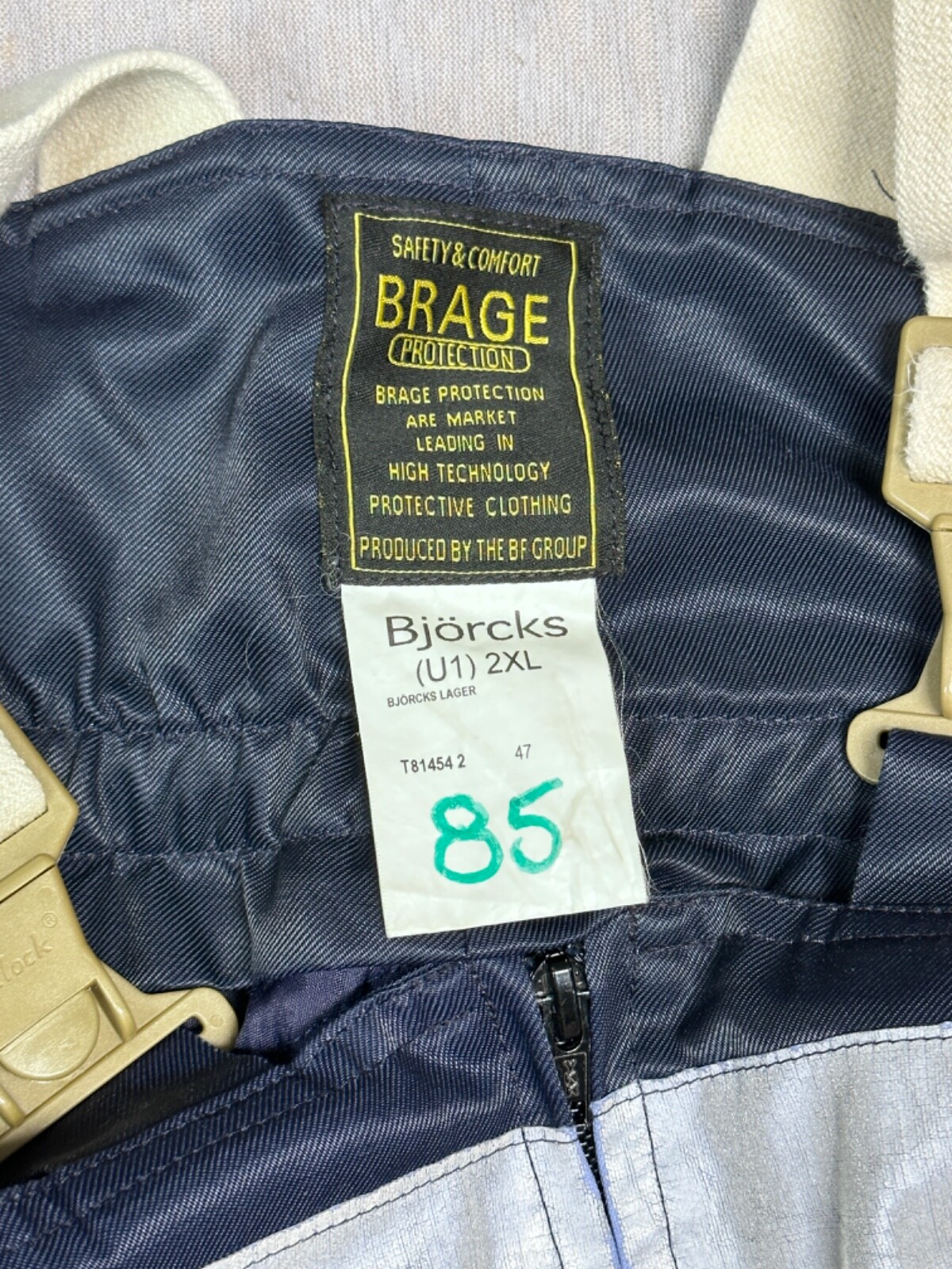 Brage Protection Workwear Safety Bibs Overalls Reflective BF Group Size