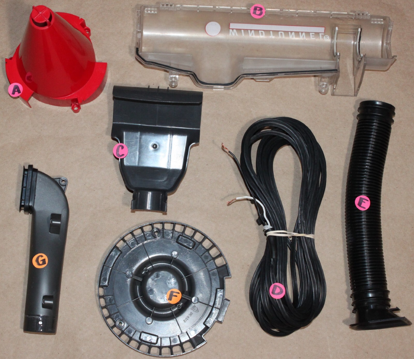 Hoover UH70816 WINDTUNNEL UPRIGHT VACUUM CLEANER " REPLACEMENT PARTS