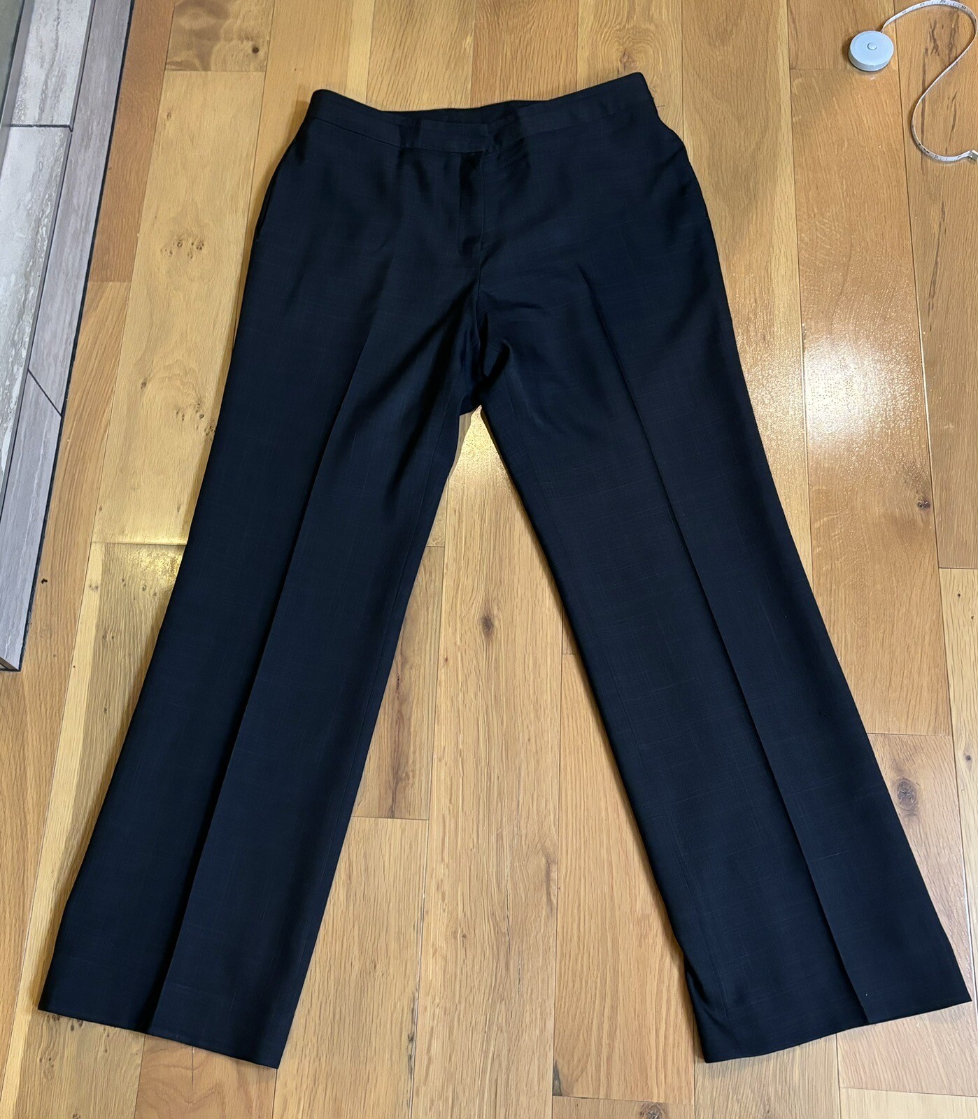 Kasper Women's Black  Patterned  Flat Front Lined… - image 1