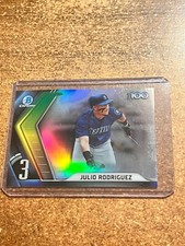 2022 Bowman Chrome Baseball Scouts Top 100 # BTP-3 Julio Rodriguez