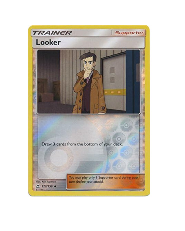 Pokemon - Looker - 126/156 - Reverse Holo -Ultra Prism - NM/M