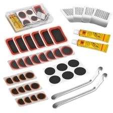 Bike Tire Repair Kit - Bycicle Inner Tube Puncture Patch Kits with 39PCS 